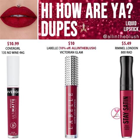 jeffree star hi how are ya dupe